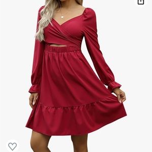 RED Amazon dress